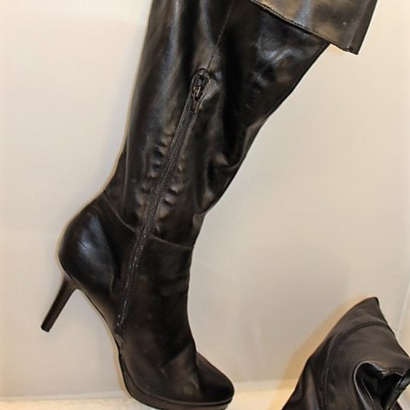 Worthington Black size 8.5 tall boot ,4 " heal - Picture 8 of 8